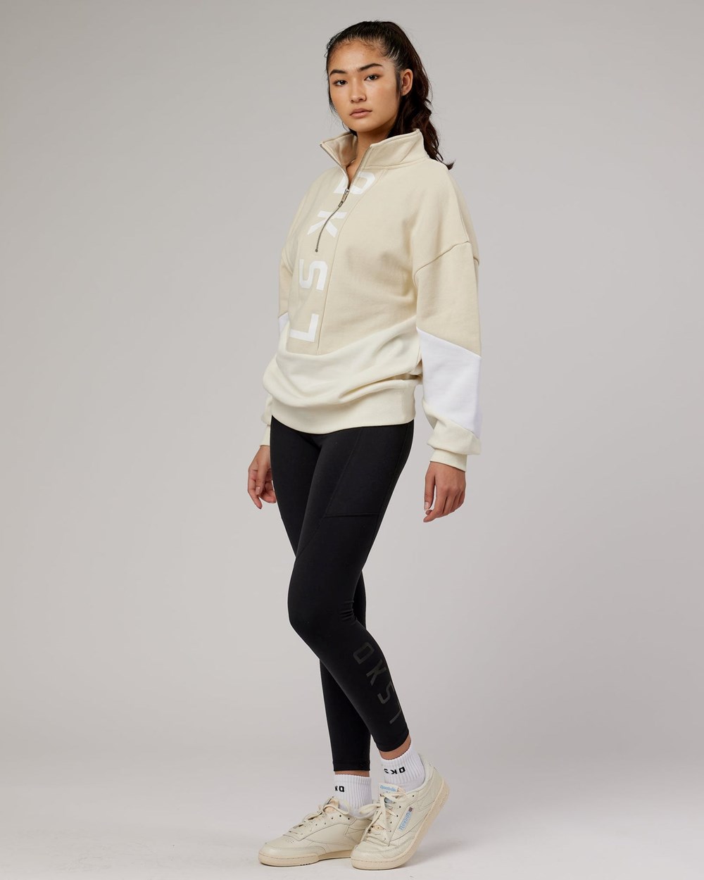 Almond Milk LSKD Inversion Sweater Oversize | BW7586142