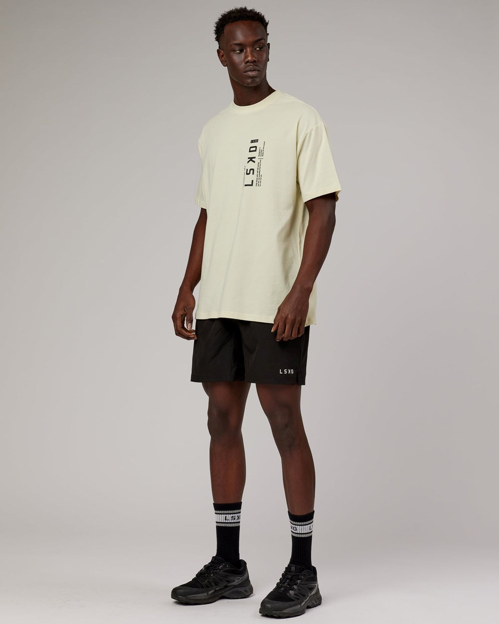 Almond Milk LSKD Upright FLXCotton Tee Oversize | GO8912340