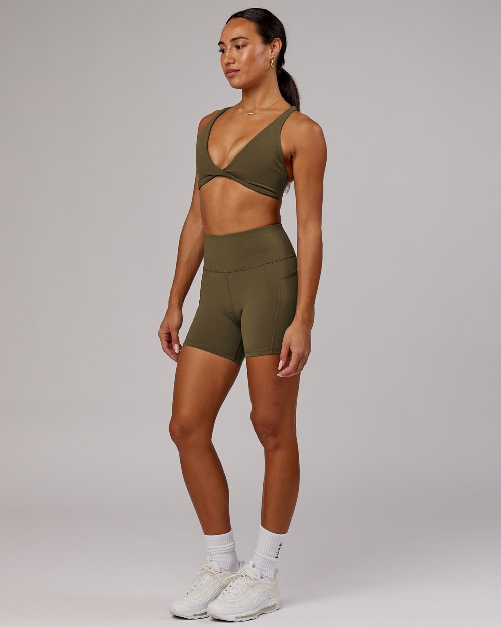 Army Green LSKD Agile Bra | YN5087264