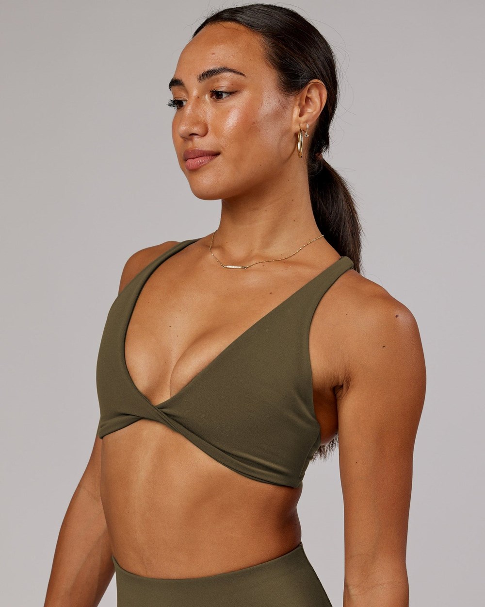 Army Green LSKD Agile Bra | YN5087264