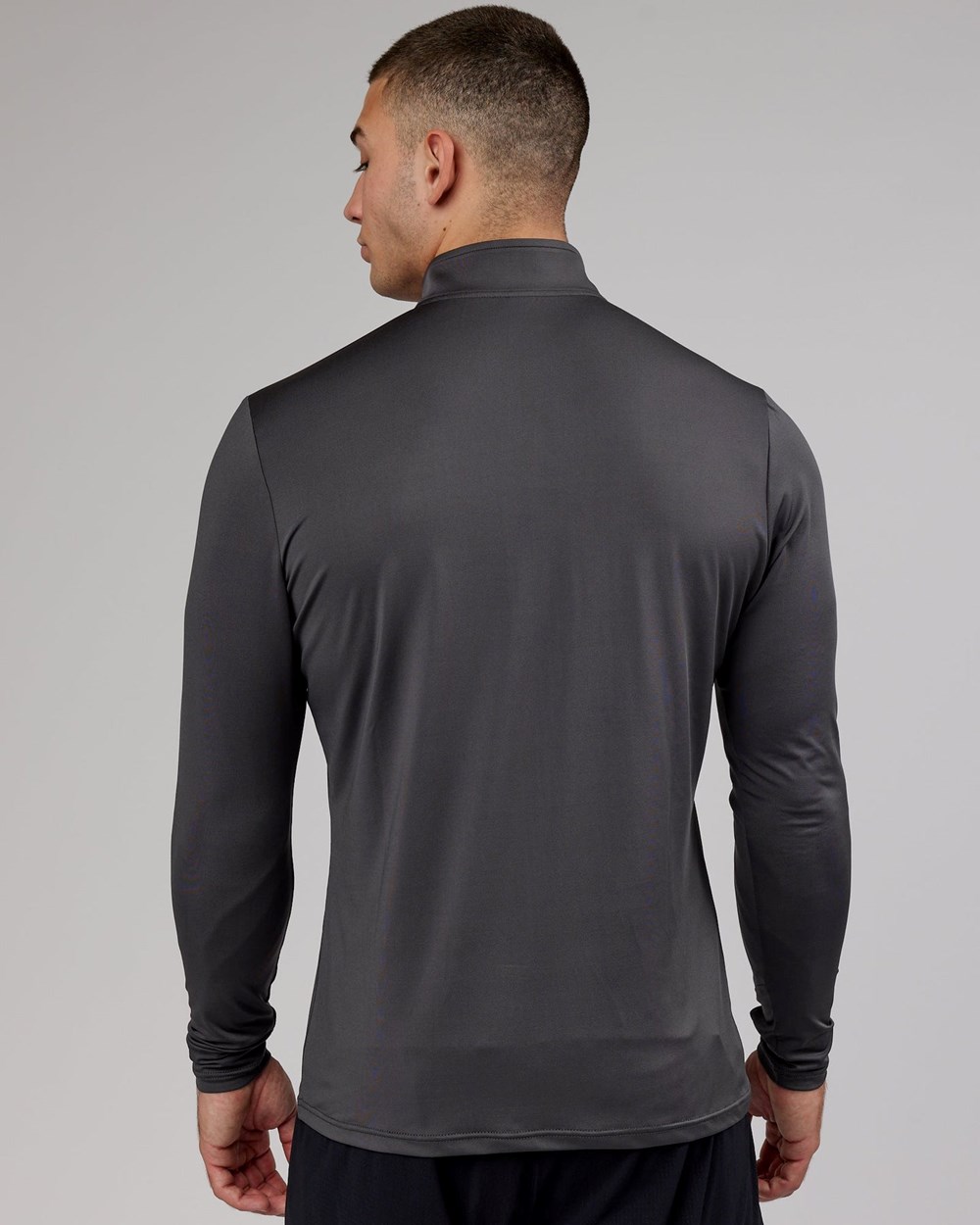 Asphalt LSKD Streamlined 1/4 Zip Active Long Sleeve | BU7283615