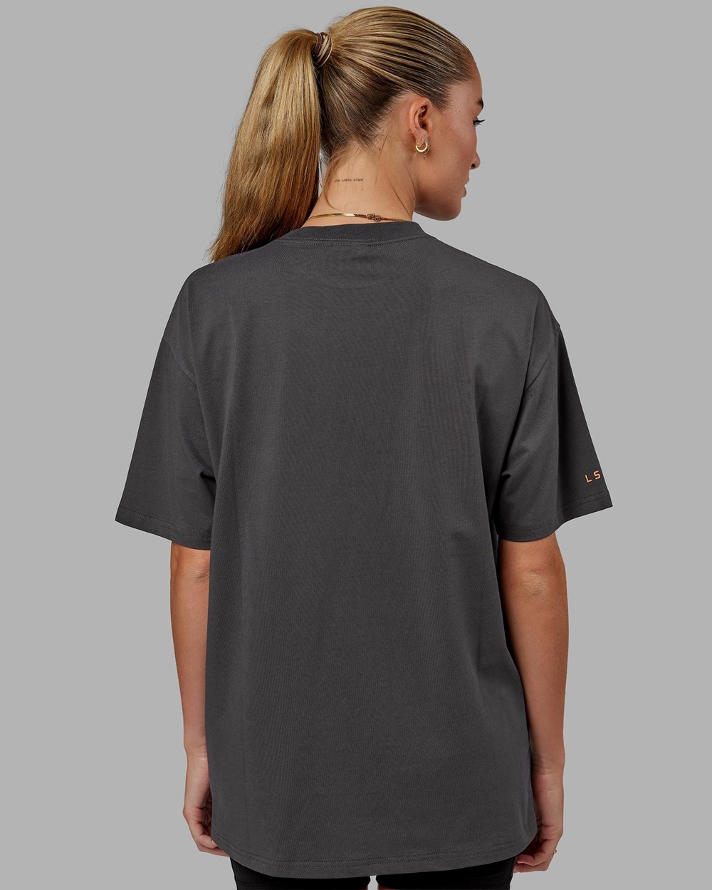 Asphalt / Tangerine LSKD Strive FLXCotton Tee Oversize | RN9187640