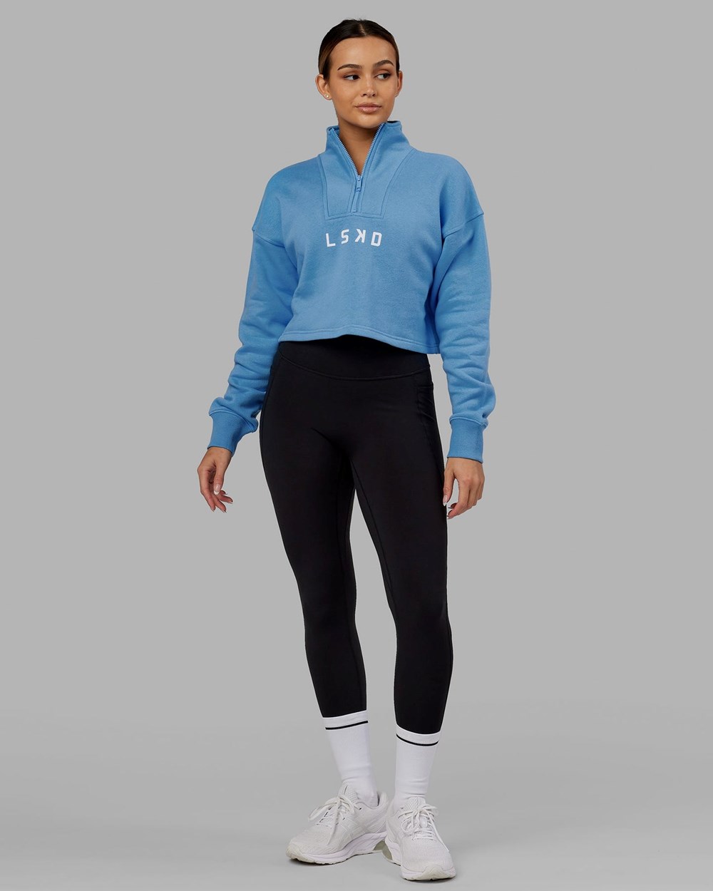 Azure Blue LSKD Challenger 1/4 Sweater | AH6298305