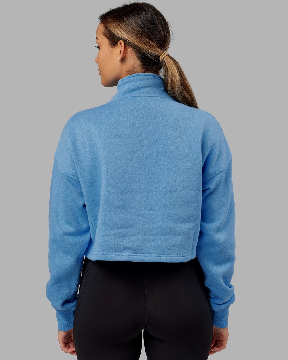 Azure Blue LSKD Challenger 1/4 Sweater | AH6298305