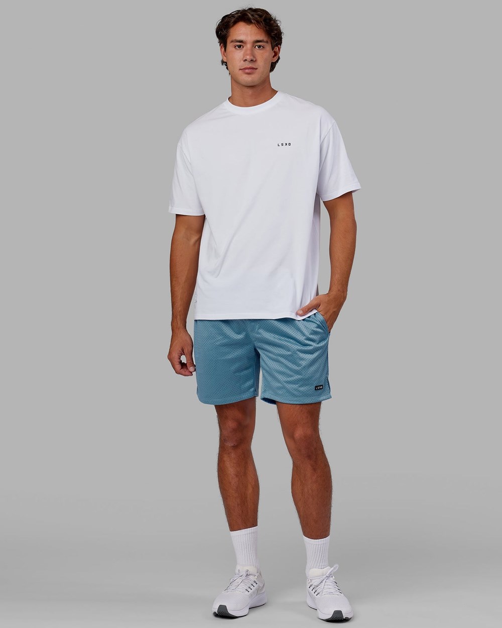 Azure Blue LSKD Fundamental Mesh Short | PT9276541