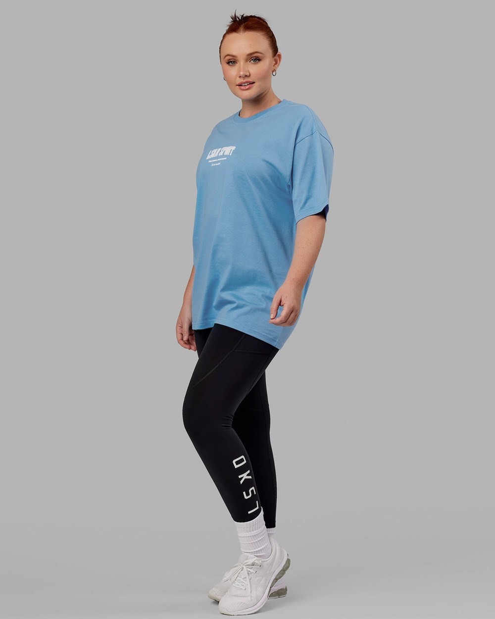 Azure Blue LSKD Standard Heavyweight Tee Oversize | UX5298374