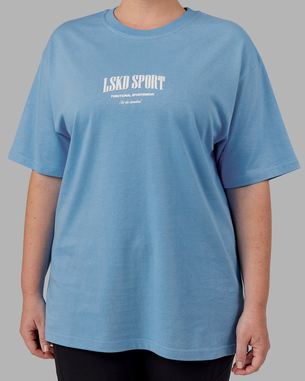 Azure Blue LSKD Standard Heavyweight Tee Oversize | UX5298374