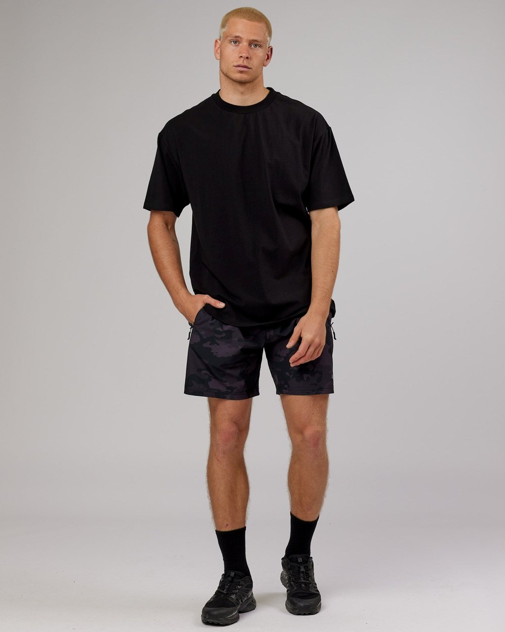 Black / Black LSKD LTRD FLXCotton Tee Oversize | AX2381974