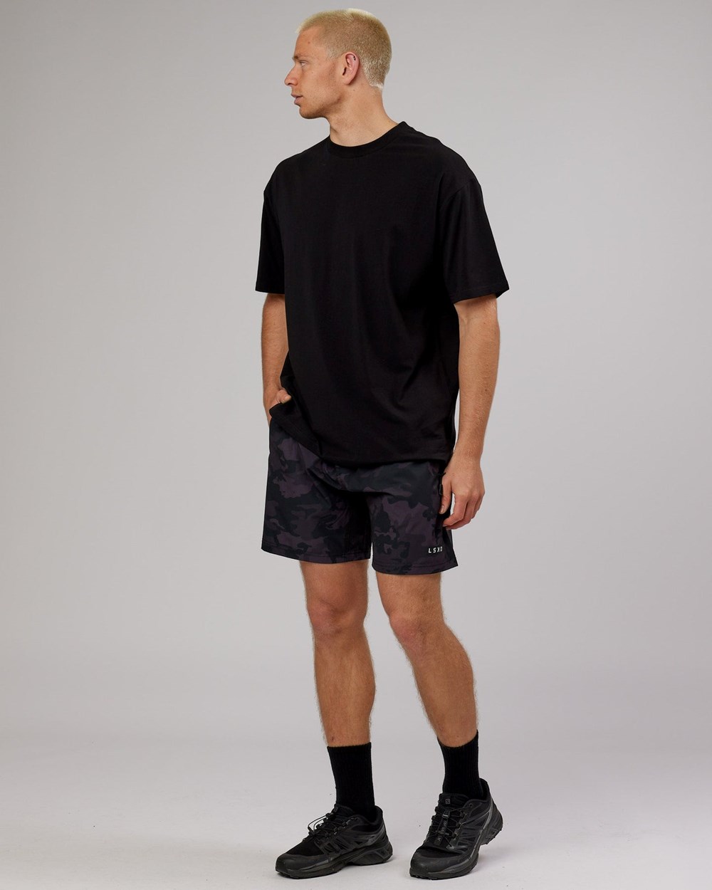 Black / Black LSKD LTRD FLXCotton Tee Oversize | AX2381974