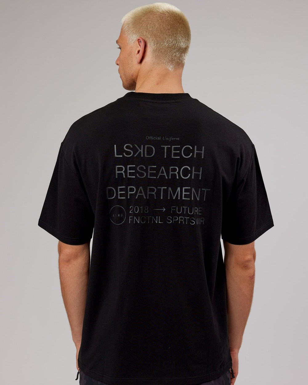 Black / Black LSKD LTRD FLXCotton Tee Oversize | AX2381974