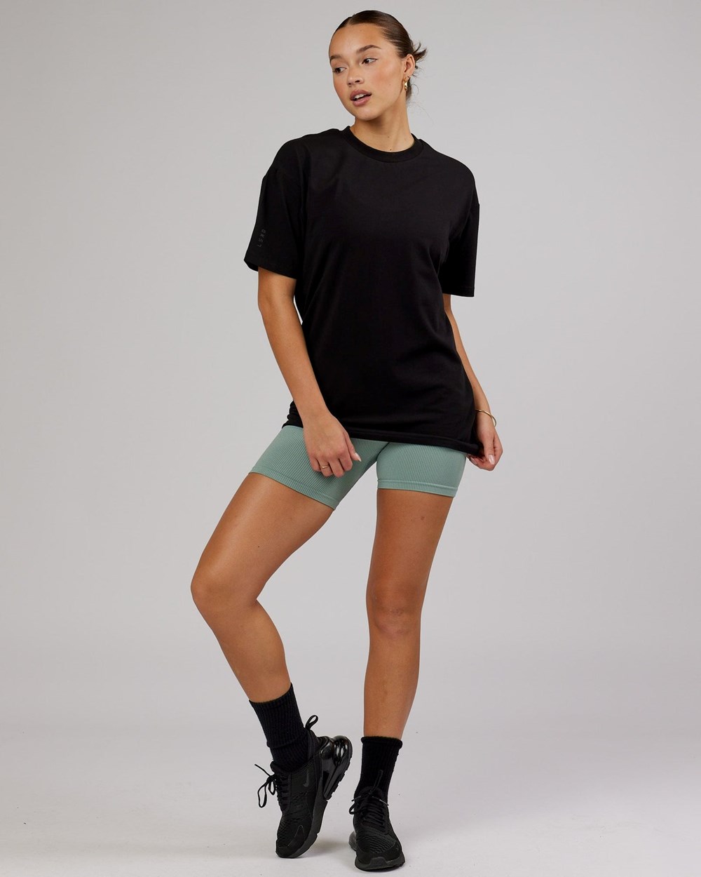 Black / Black LSKD LTRD FLXCotton Tee Oversize | EV3542619