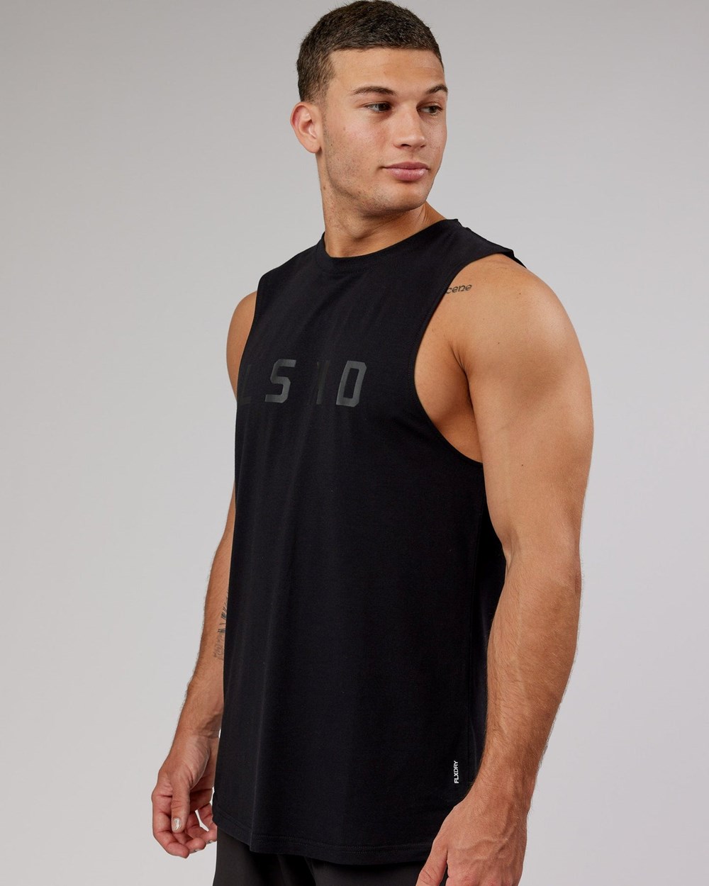 Black / Black LSKD Power FLXDRY Training Fit Tank | FU1290456