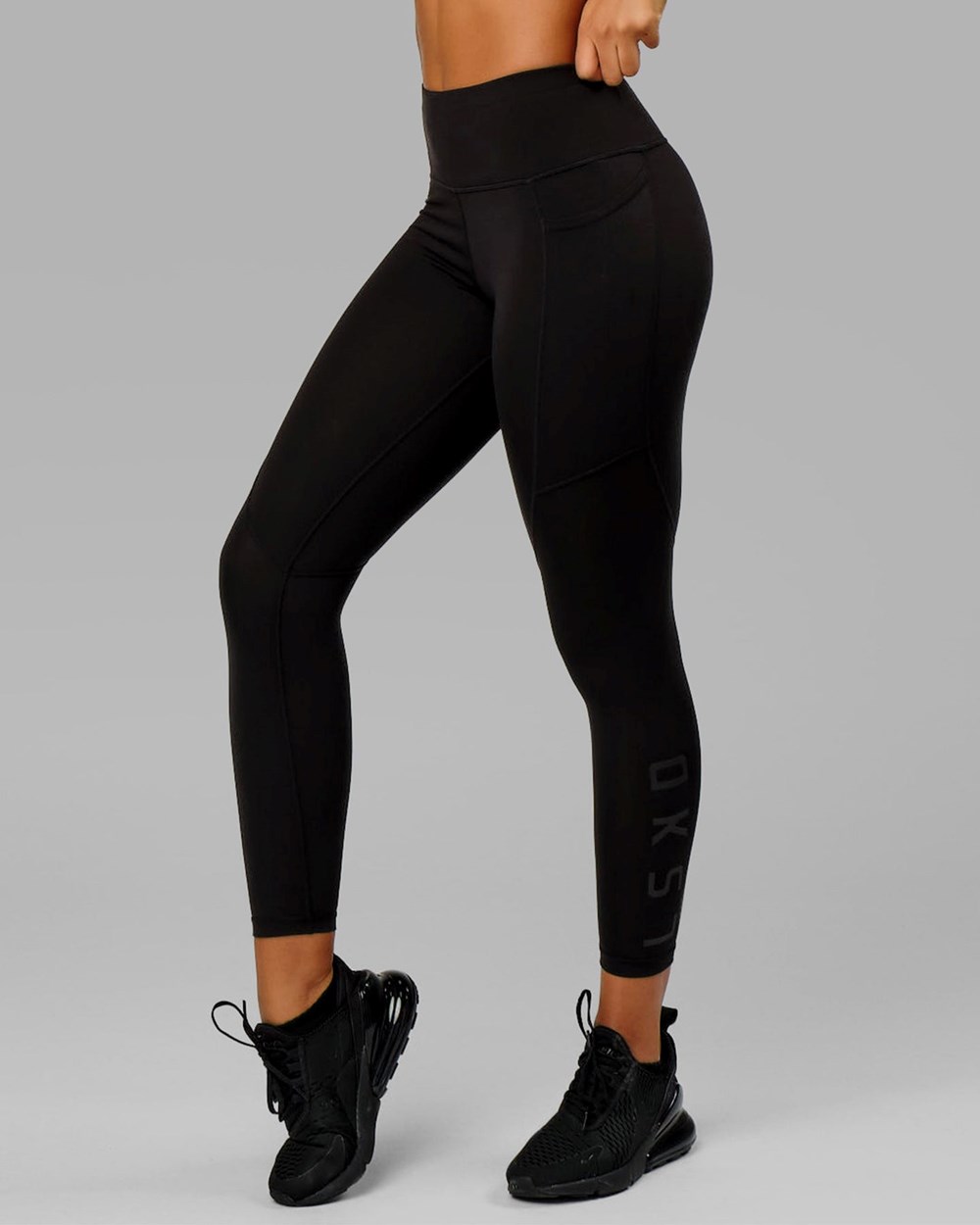 Black / Black LSKD Rep 7/8 Length Legging | TL2986530