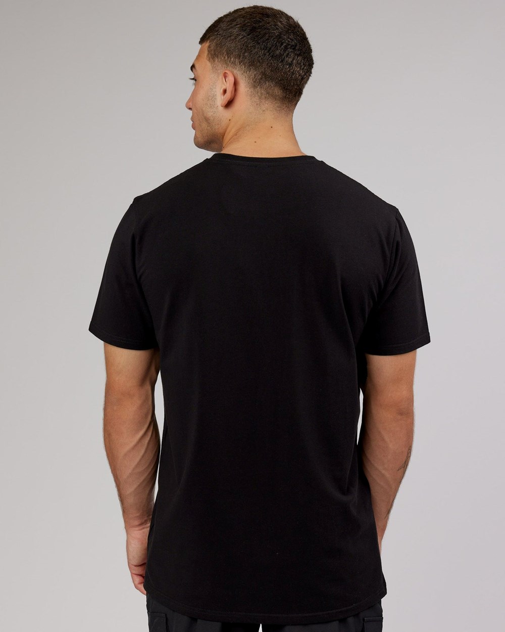 Black / Black LSKD Strength FLXCotton Tee | OL5280317