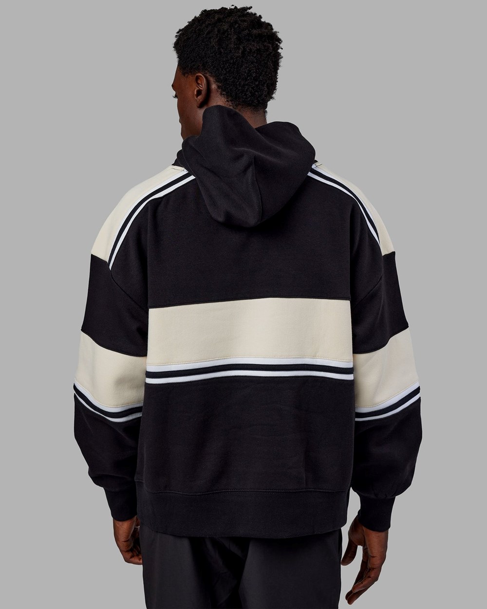 Black / Bone LSKD A-Team Hoodie Oversize | AU3268140