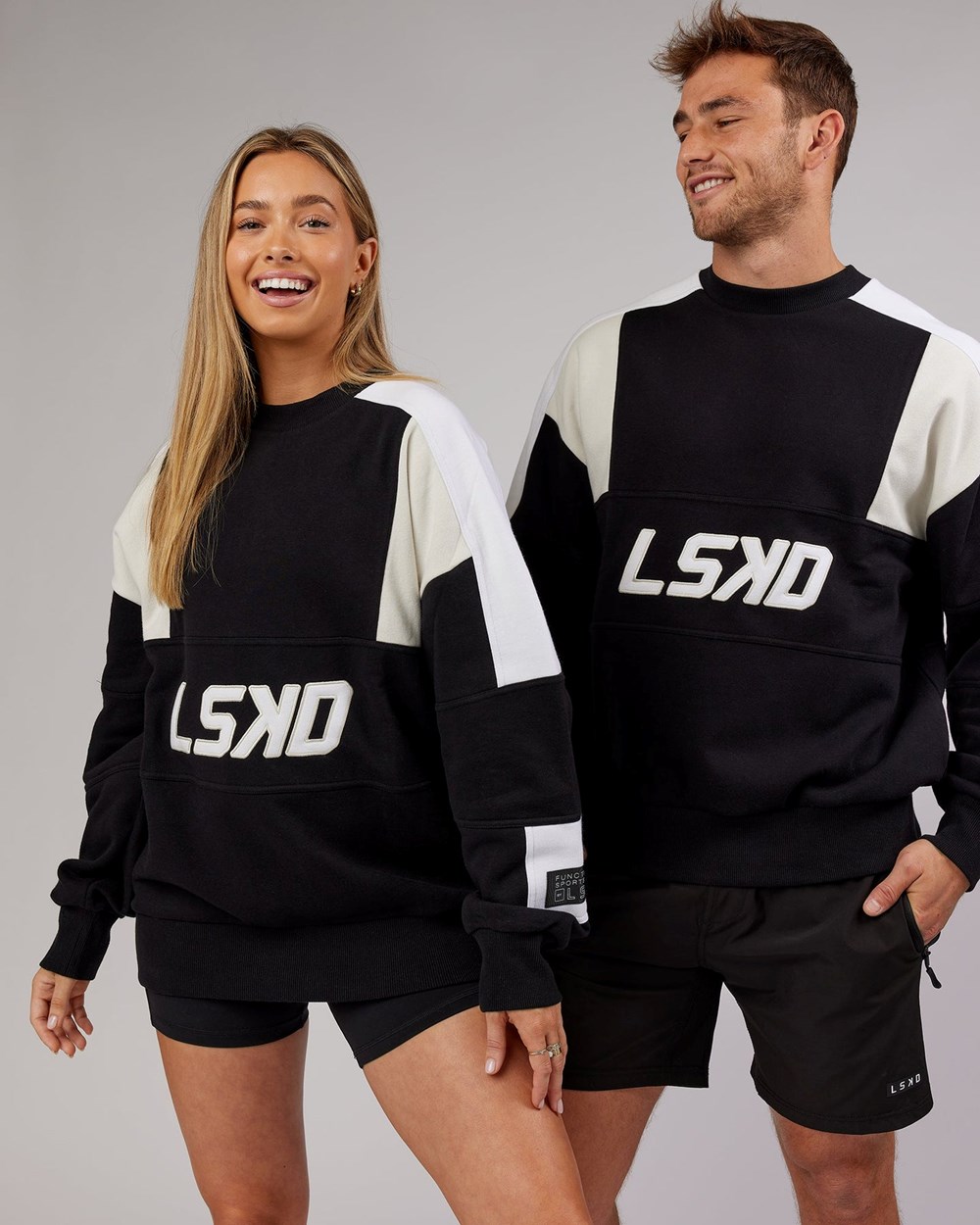 Black / Bone LSKD Slam Sweater Oversize | PD7410659