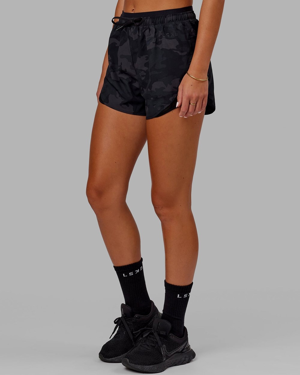 Black Camo LSKD Dynamic Run Short | YW9275014