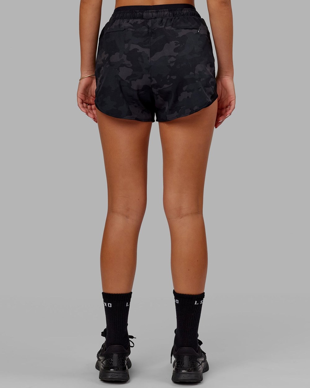 Black Camo LSKD Dynamic Run Short | YW9275014