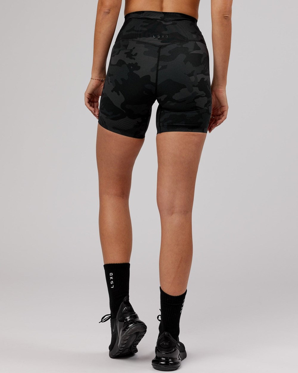 Black Camo LSKD Elixir Mid-Length Bike Short | EJ8532641