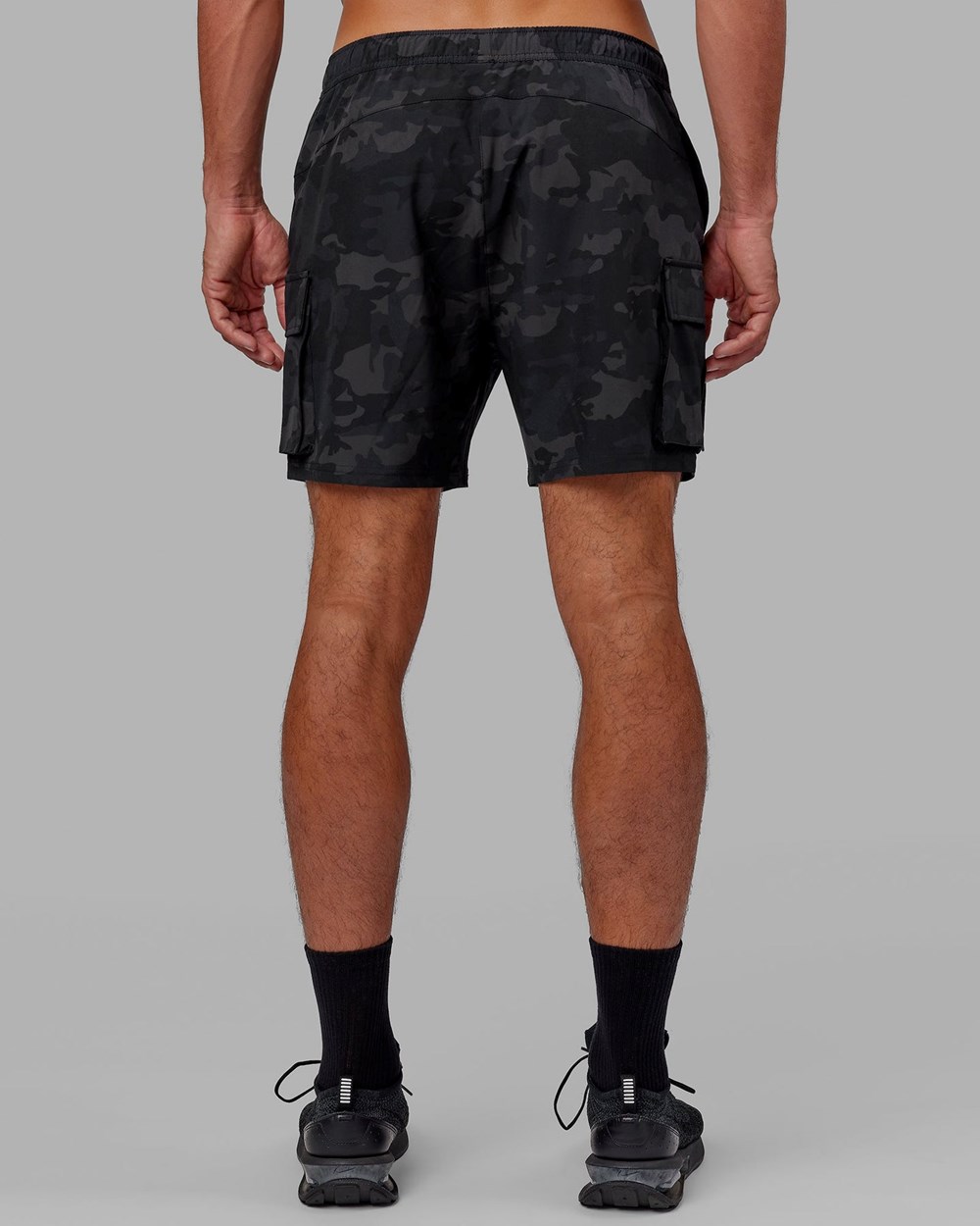 Black Camo LSKD Energy Stretch Performance Cargo Short | IP1780695