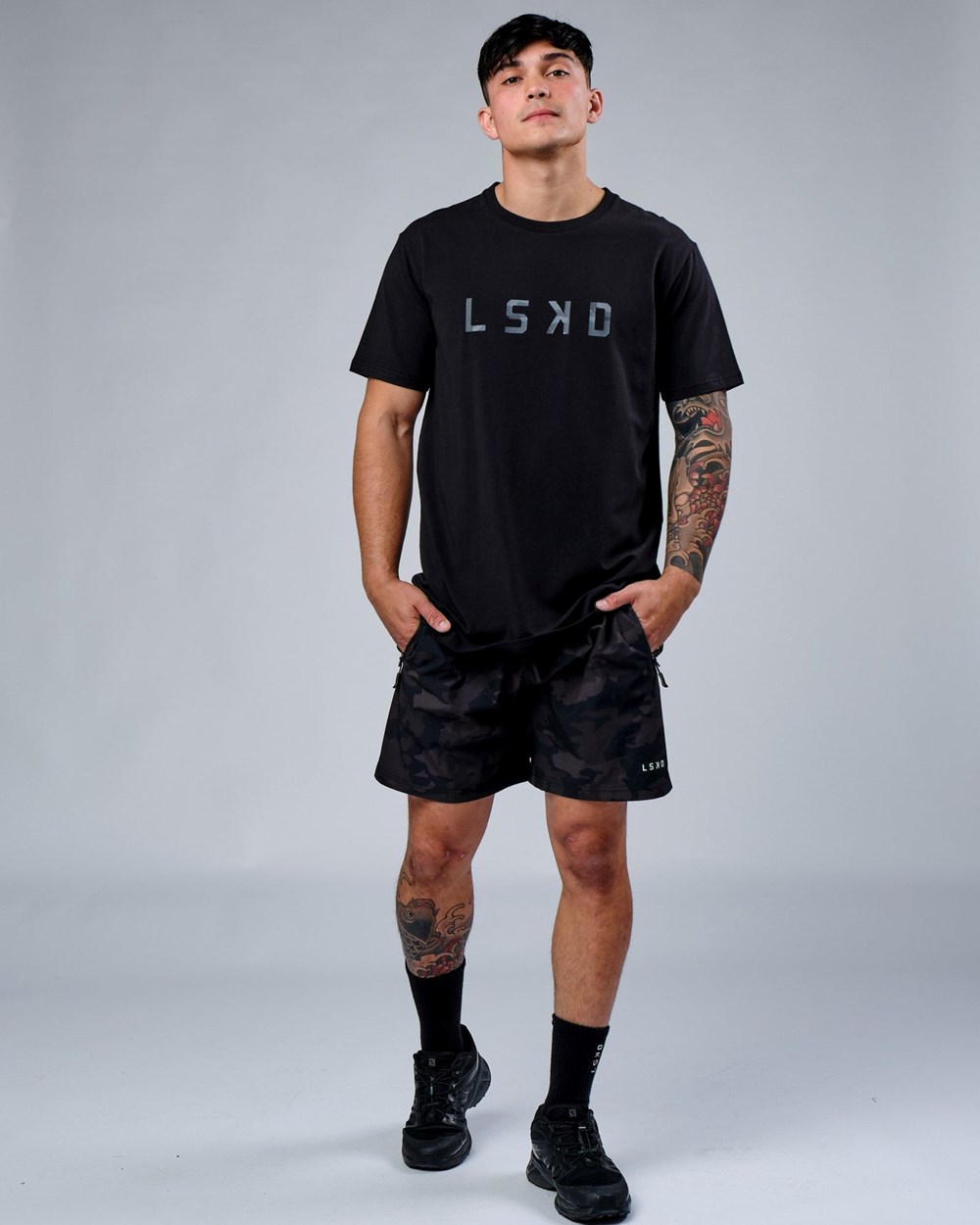 Black Camo LSKD Rep 7'' Performance Short | ES2389547