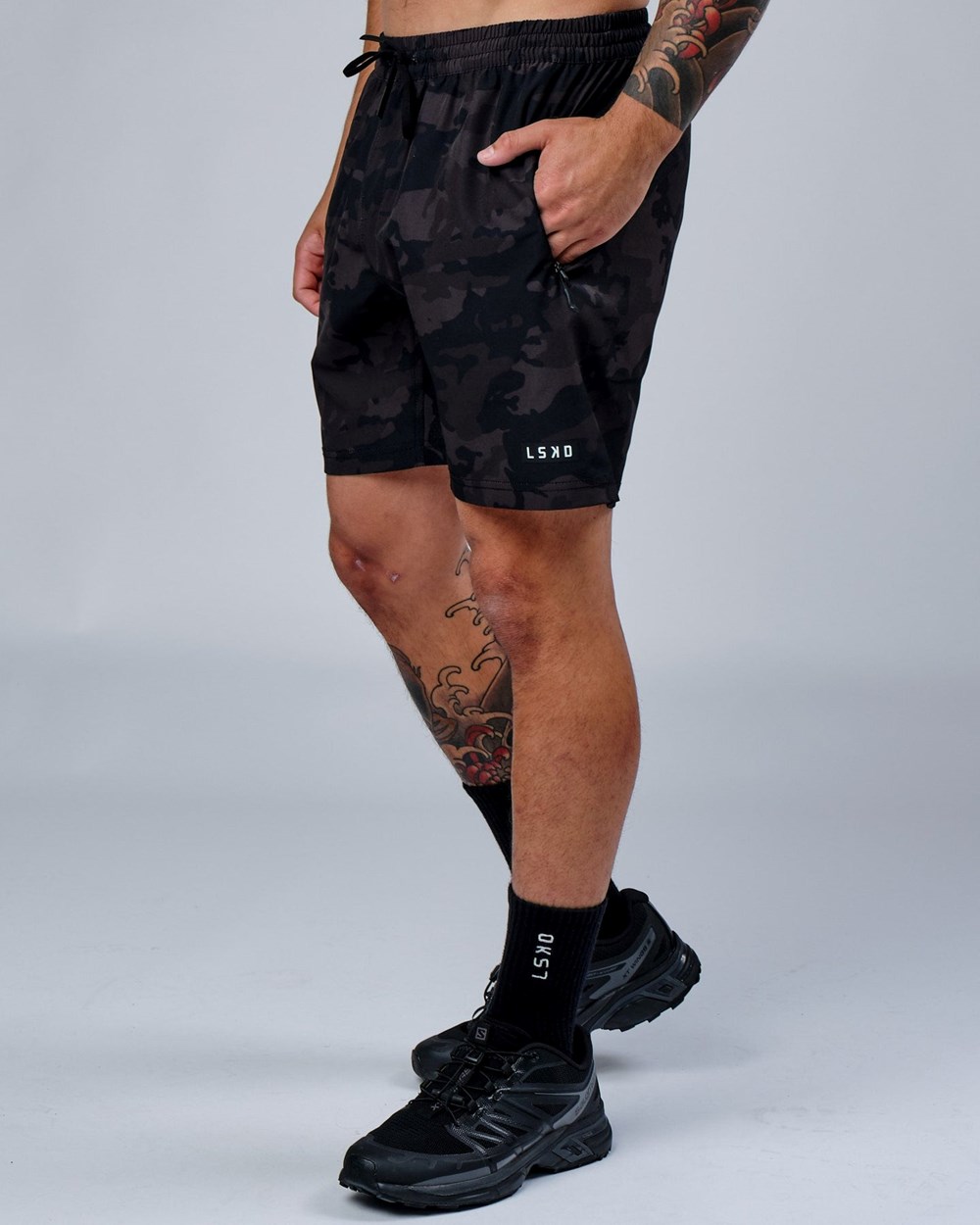 Black Camo LSKD Rep 7'' Performance Short | ES2389547