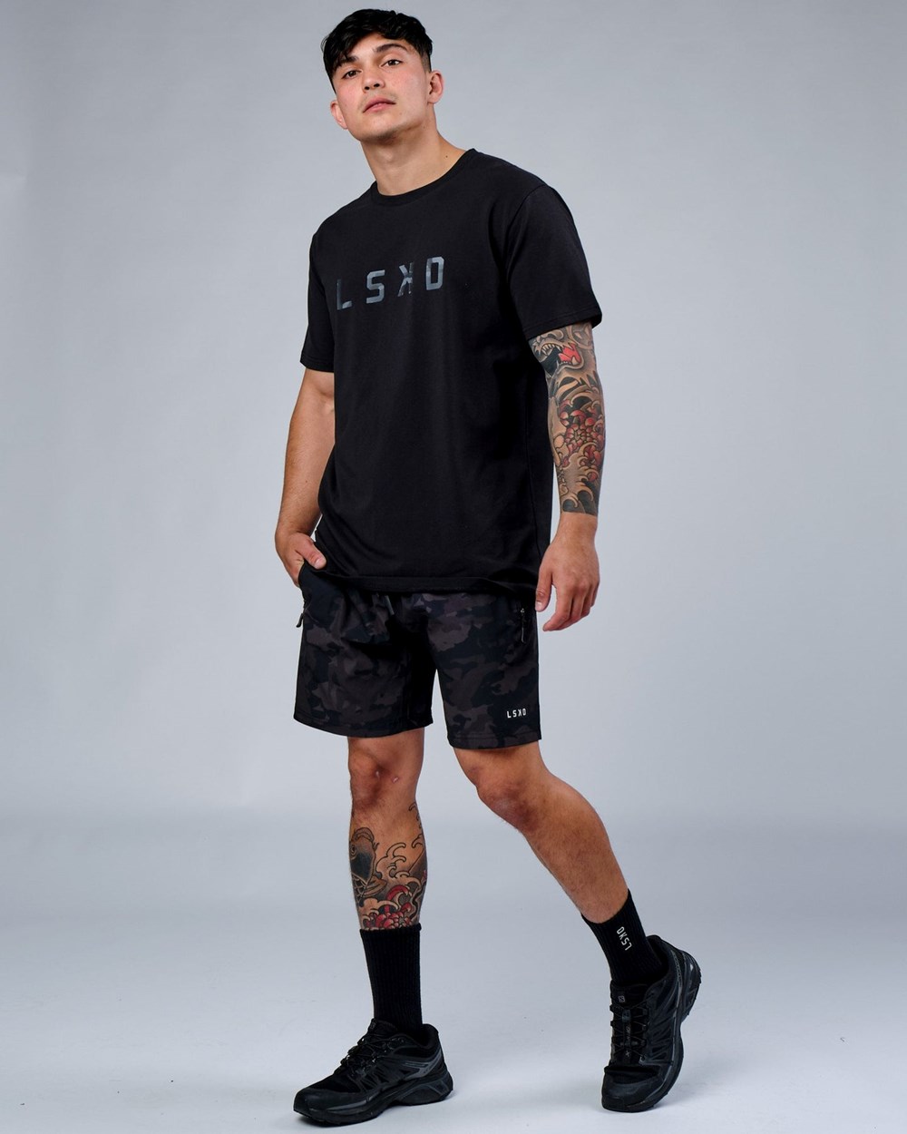 Black Camo LSKD Rep 7'' Performance Short | ES2389547