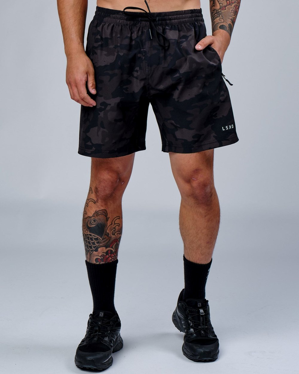 Black Camo LSKD Rep 7\'\' Performance Short | ES2389547