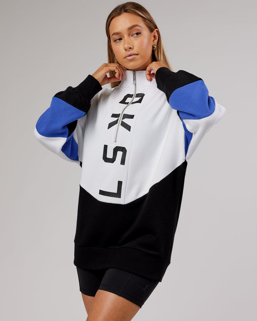 Black / Cobalt LSKD Inversion Sweater Oversize | JQ1807965