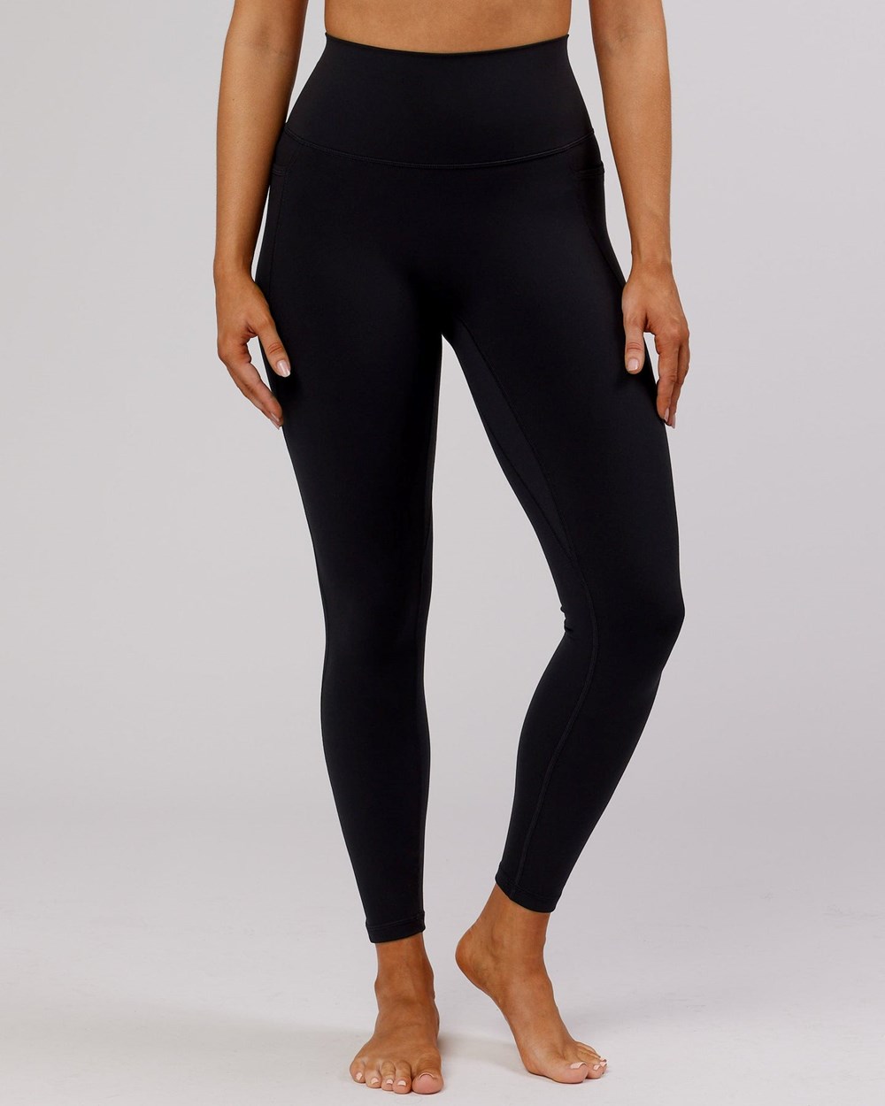 Black / Flamingo LSKD Fusion Full Length Legging | UI3629087