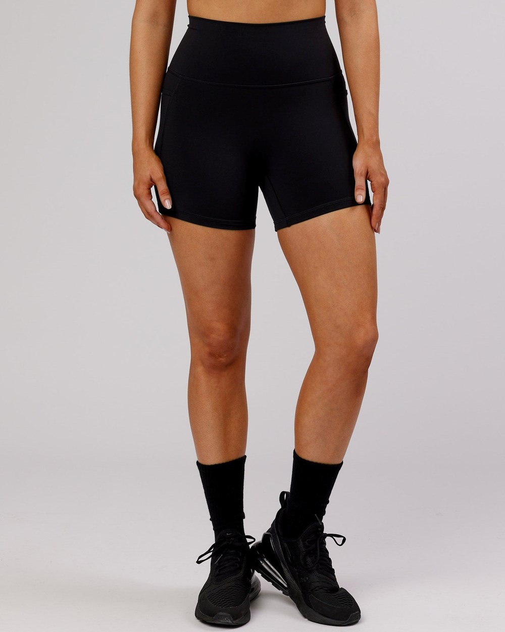 Black / Flamingo LSKD Fusion X-Length Bike Short | AX1507368