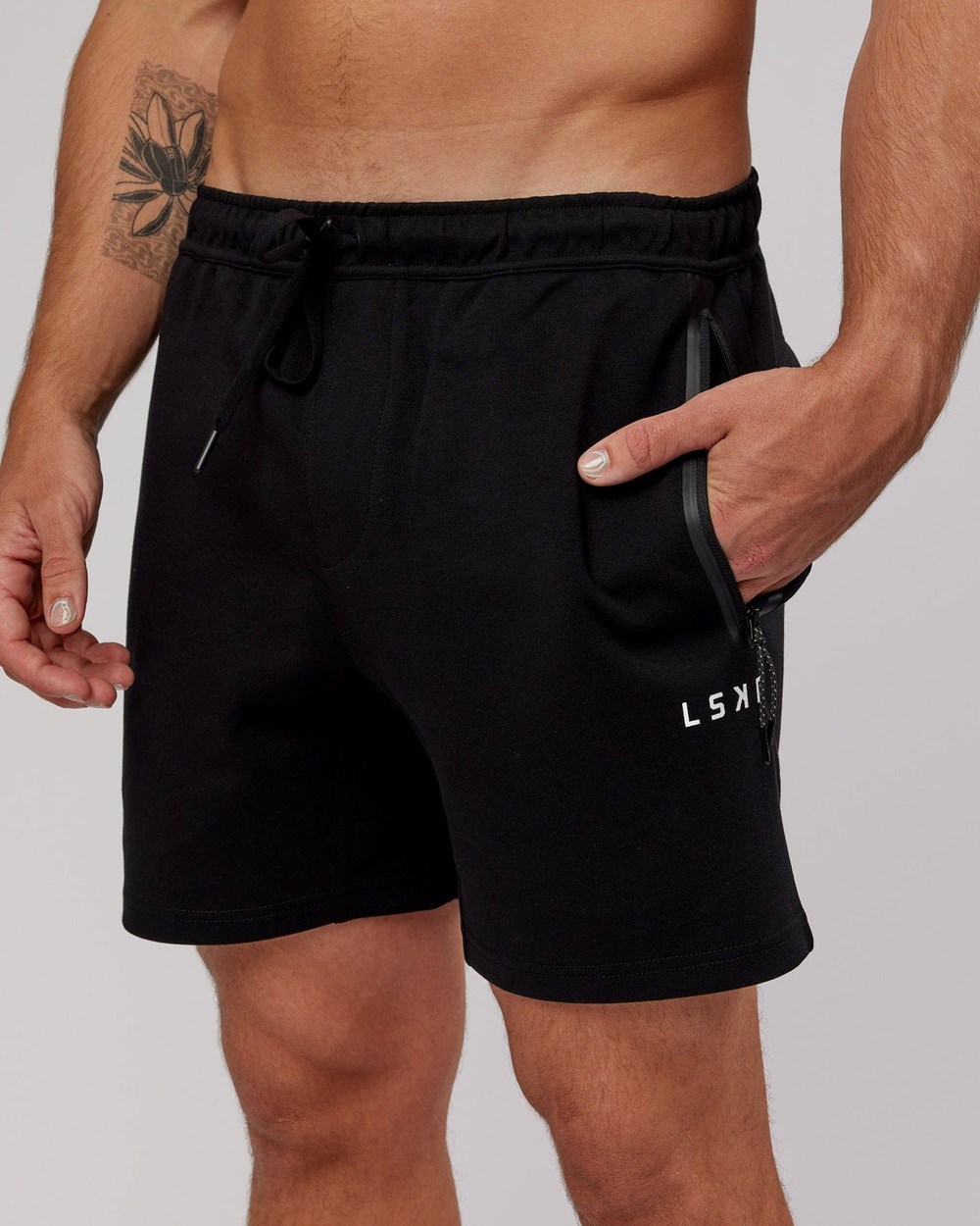 Black LSKD Athlete ForgedFleece Track Short | CS8215903