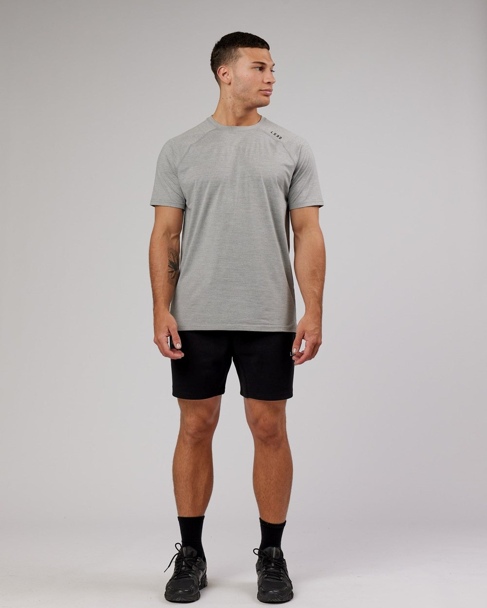 Black LSKD Athlete ForgedFleece Track Short | CS8215903