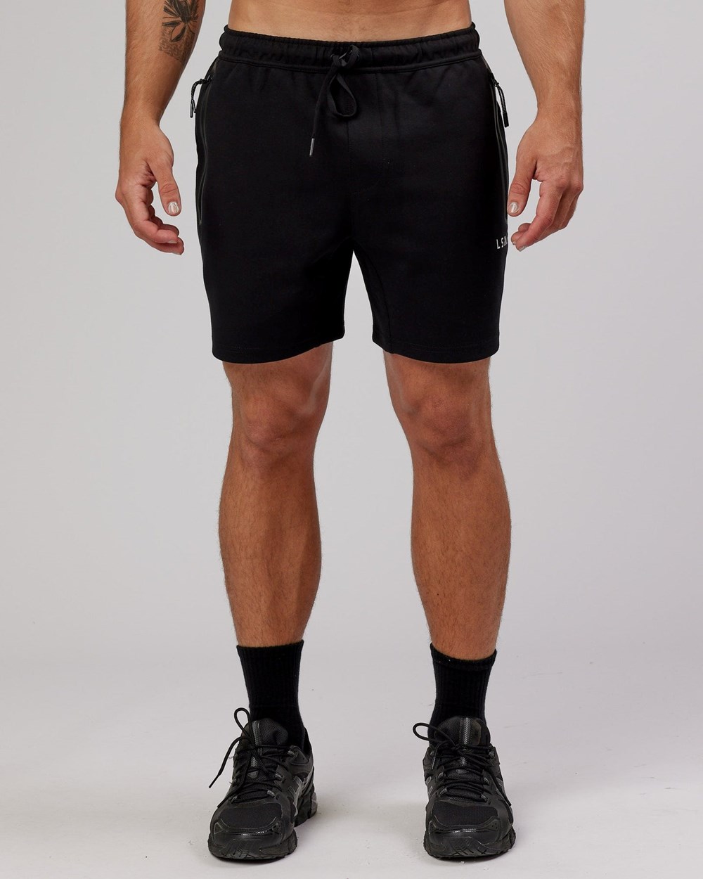 Black LSKD Athlete ForgedFleece Track Short | CS8215903