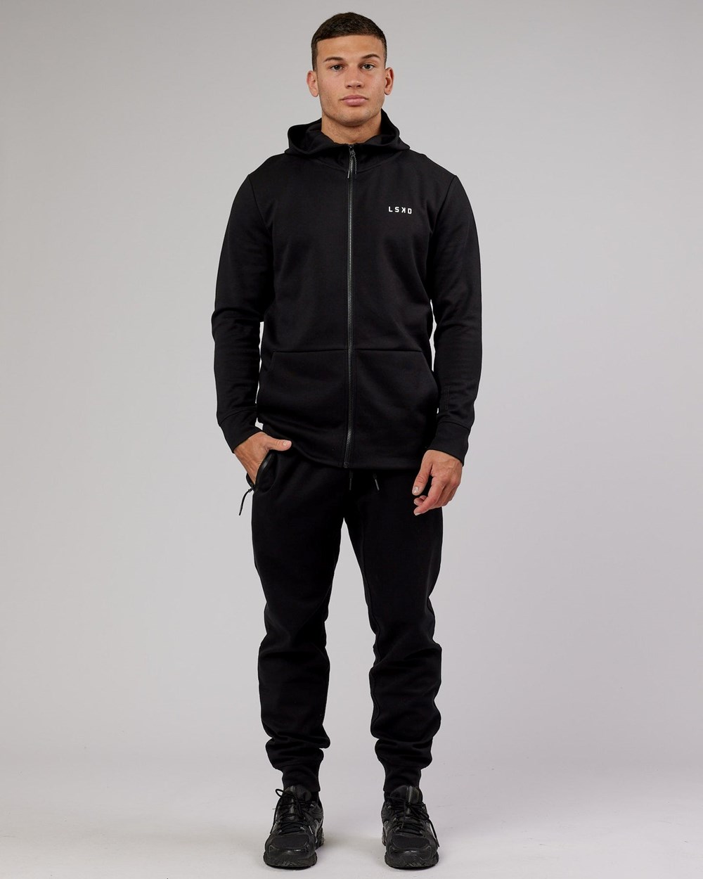 Black LSKD Athlete ForgedFleece Zip Jogger | KV3089716