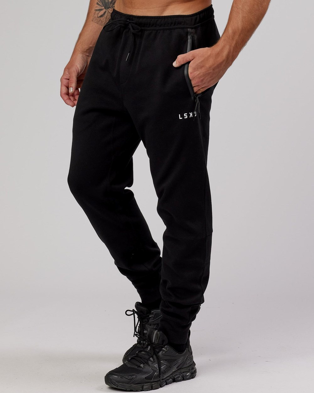 Black LSKD Athlete ForgedFleece Zip Jogger | KV3089716