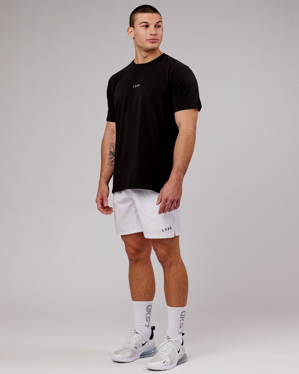 Black LSKD Base FLXCotton Tee | OM8046197