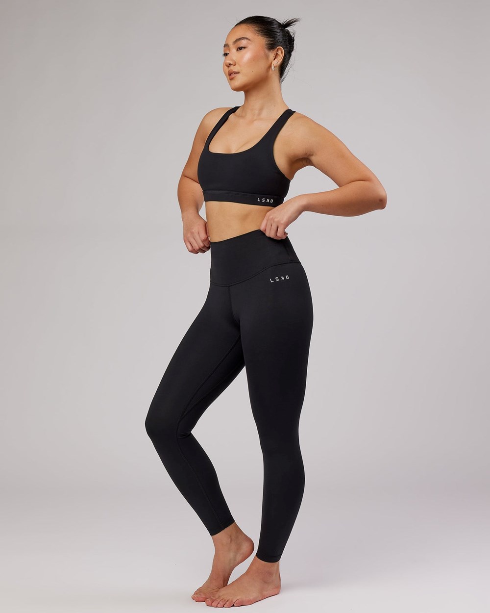 Black LSKD Base Full Length Legging | QS3294687