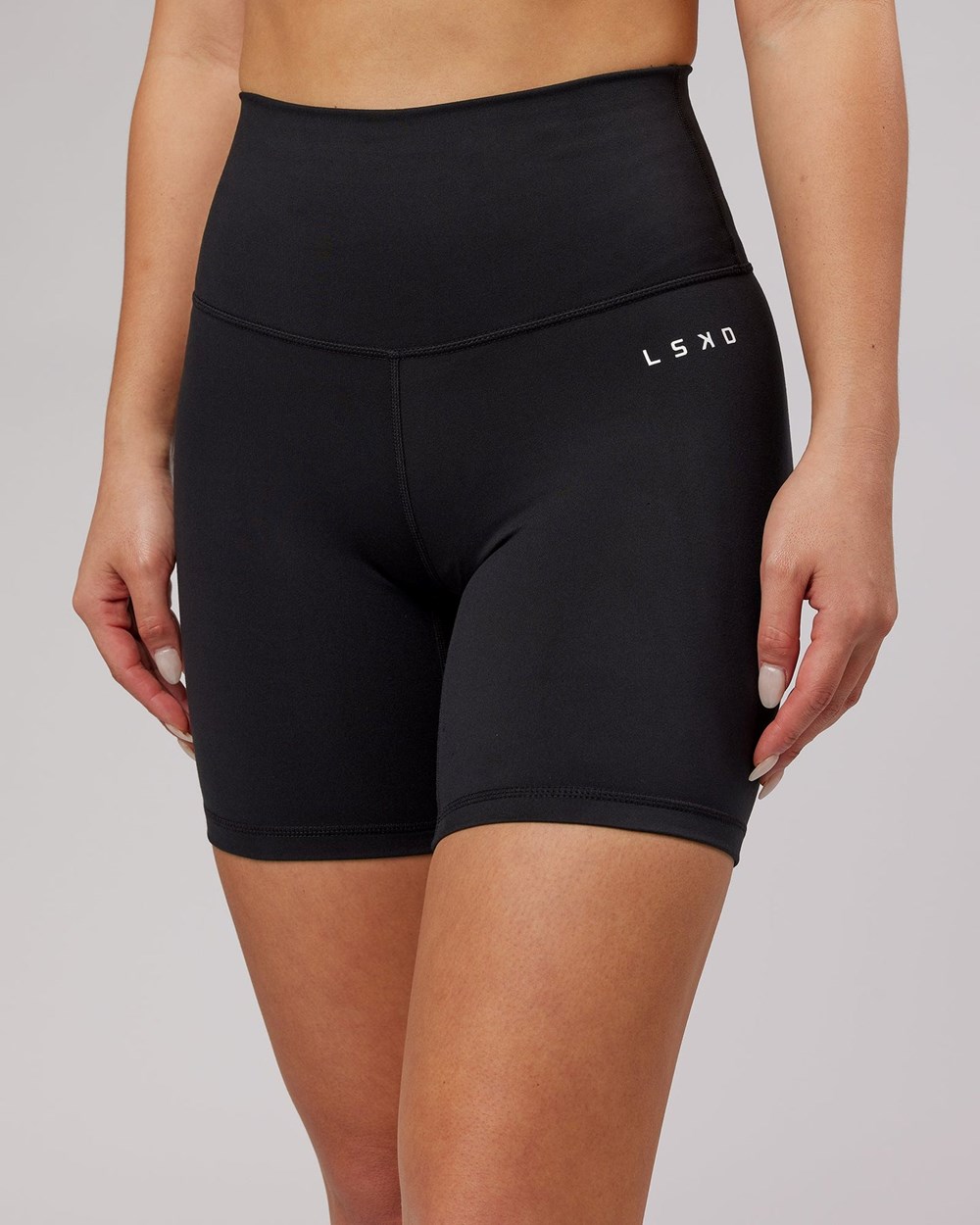 Black LSKD Base Mid-Length Bike Short | FS1867390