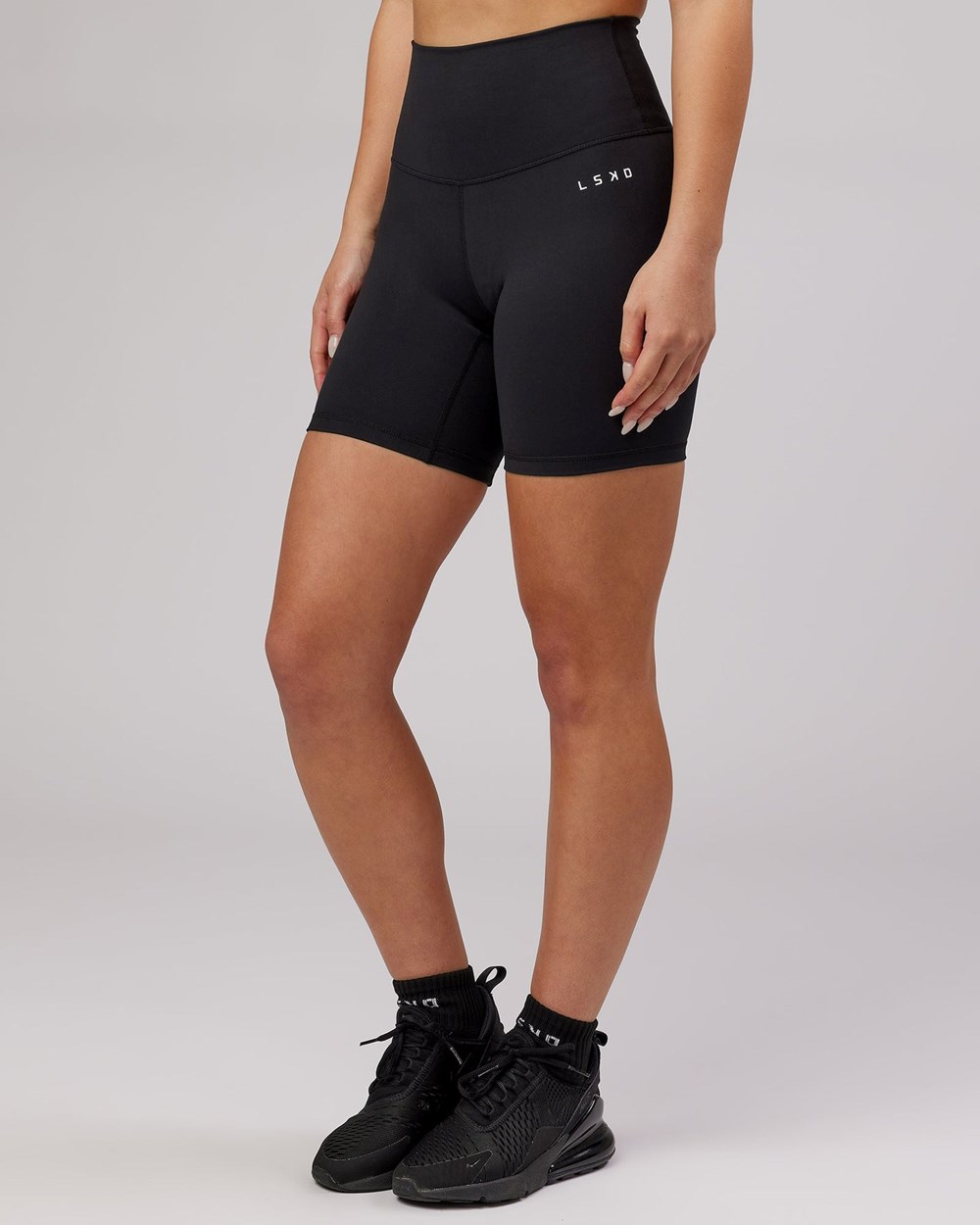 Black LSKD Base Mid-Length Bike Short | FS1867390