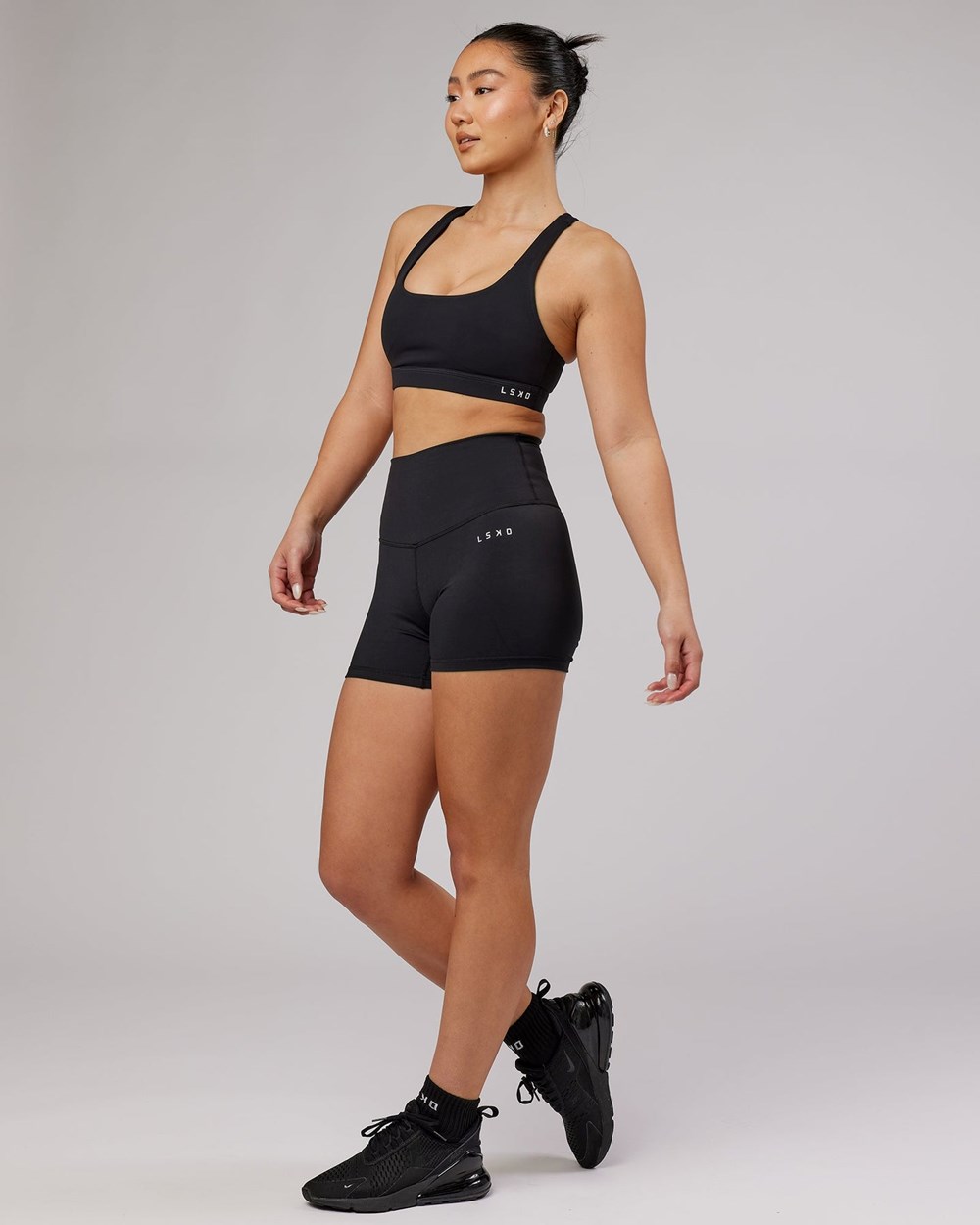 Black LSKD Base Sports Bra | XT6451932