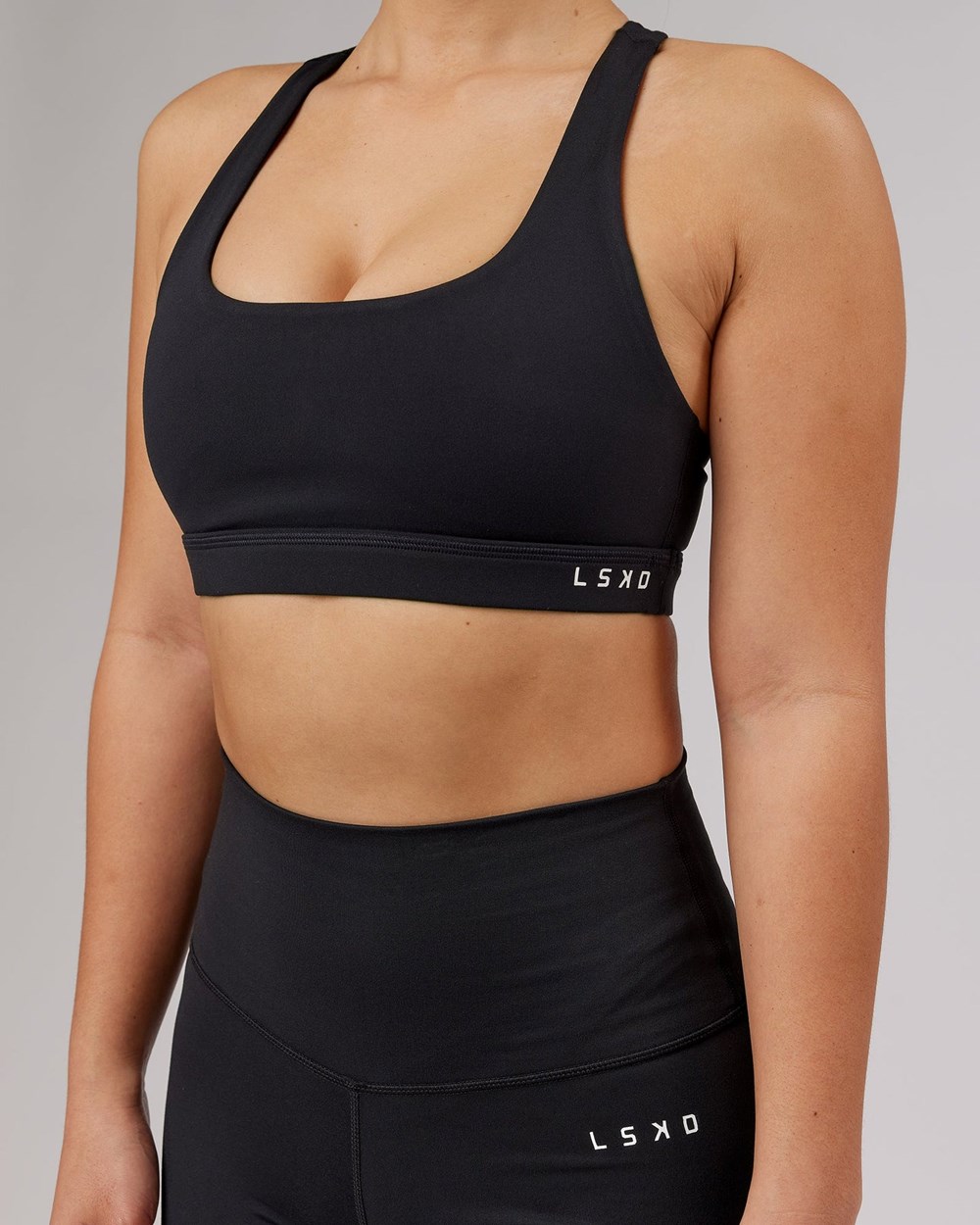 Black LSKD Base Sports Bra | XT6451932