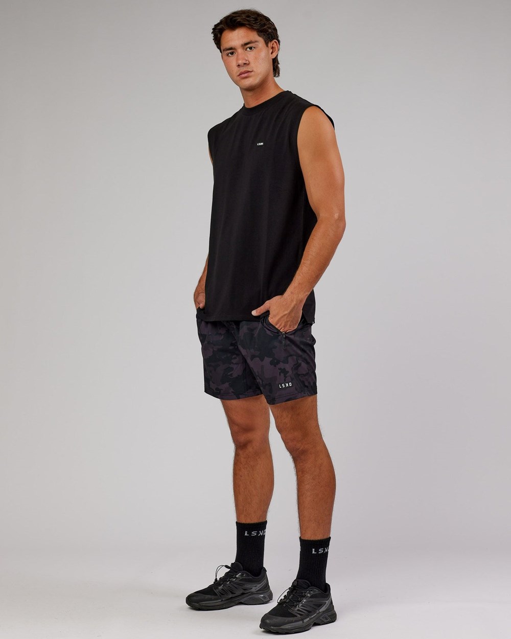 Black LSKD Capsule FLXCotton Tank Oversize | PS7306914