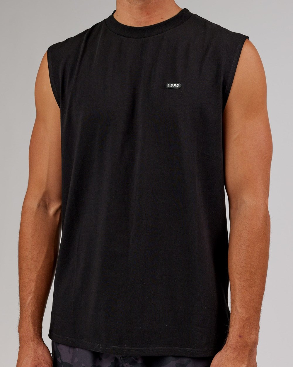 Black LSKD Capsule FLXCotton Tank Oversize | PS7306914