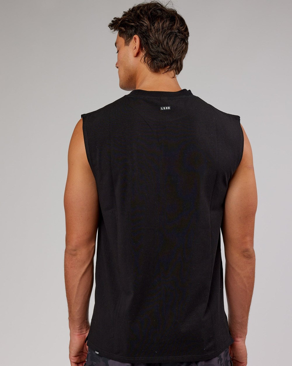 Black LSKD Capsule FLXCotton Tank Oversize | PS7306914