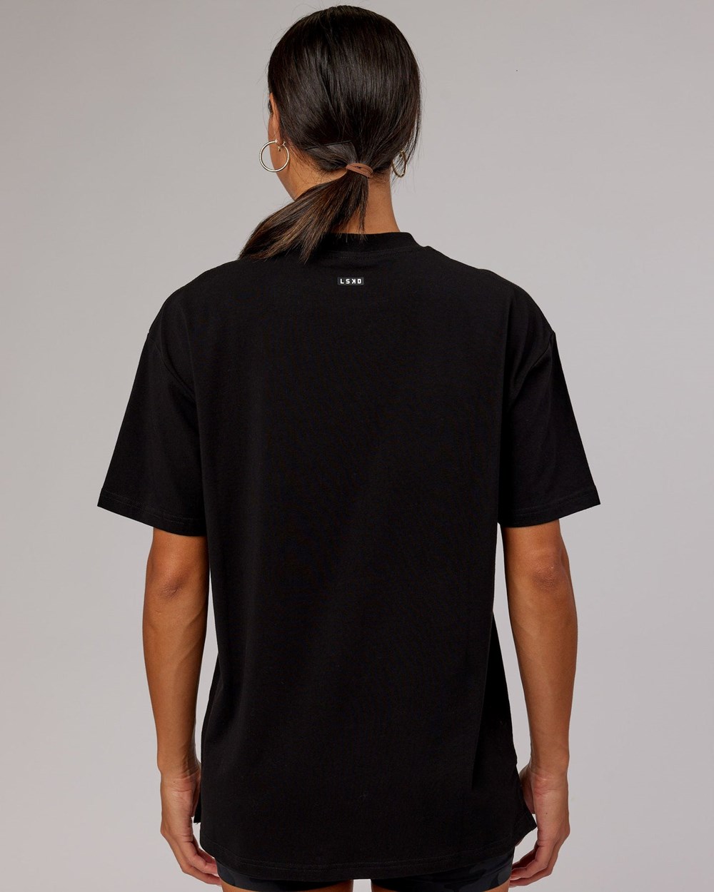 Black LSKD Capsule FLXCotton Tee Oversize | IC3146702