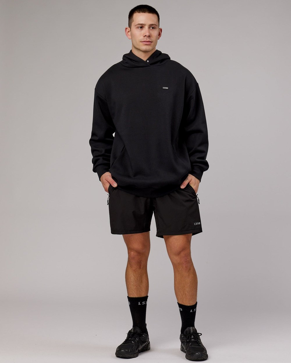 Black LSKD Capsule Hoodie Oversize | JN4936581