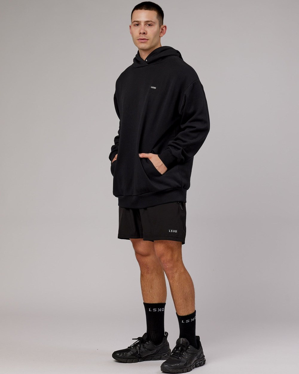 Black LSKD Capsule Hoodie Oversize | JN4936581