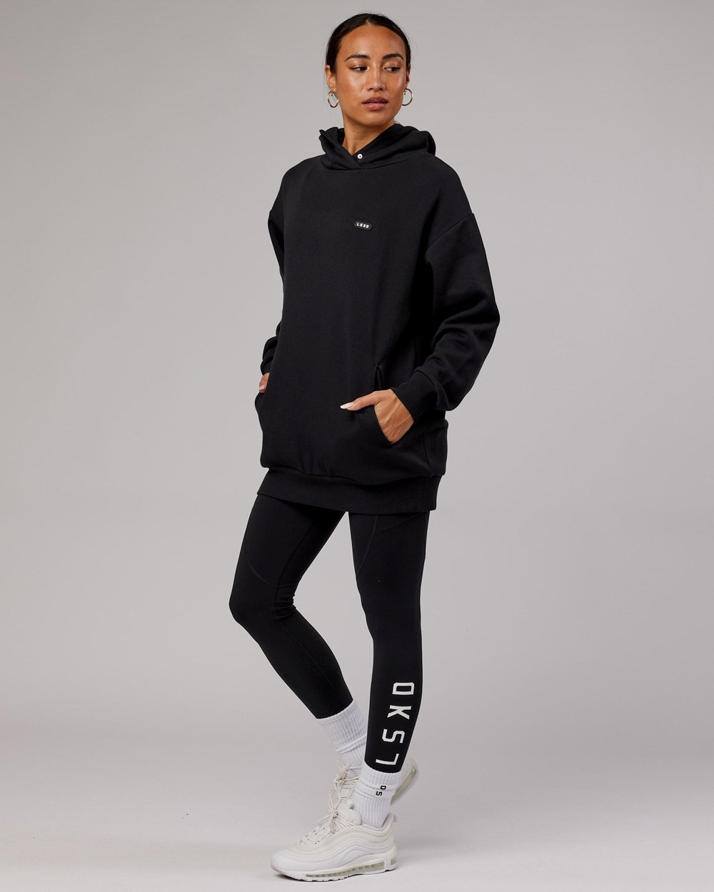 Black LSKD Capsule Hoodie Oversize | SL5429386