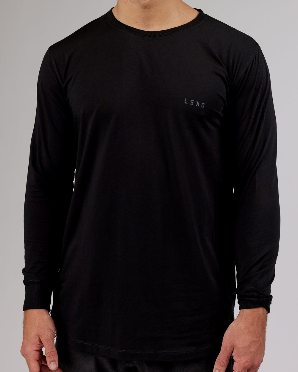 Black LSKD Deluxe PimaFLX LS Tee | KX4615720